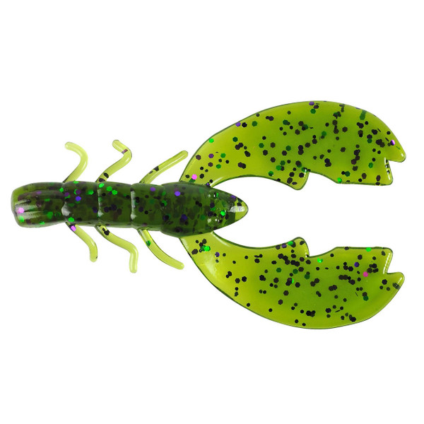 Berkley PowerBait Chigger Craw Soft Bait color Watermelon Candy