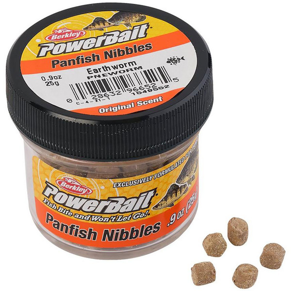 Berkley PowerBait Panfish Nibbles scent Earthworm