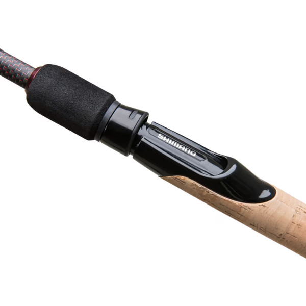 Shimano Scimitar Spinning Rod close up of reel seat