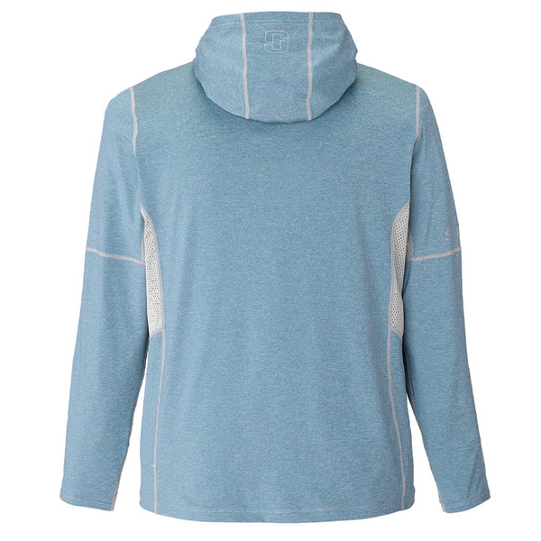 Striker Men's Guardian Hoody Oceanview Heather Back View