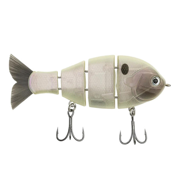 Bucca Brand Baby Bull Gill Swimbait color Pearl Bone