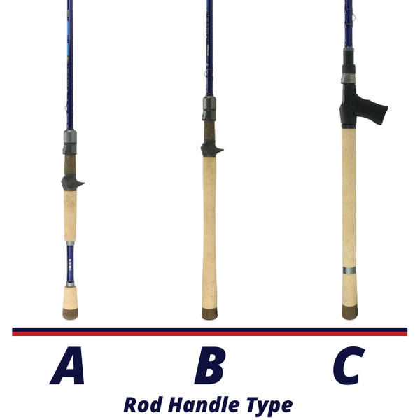 St. Croix Legend Tournament Bass Casting Rod handle chart