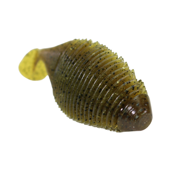 Geecrack Bellows Gill Swimmer Soft Bait Angled showing Larger Top Gills