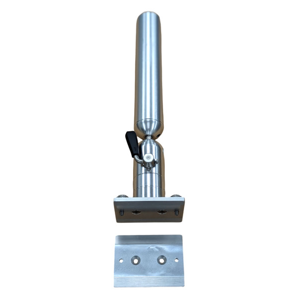 Cisco Single Tube Rod Holder on Thumbscrew Mount with thumbscrew mount disassembled