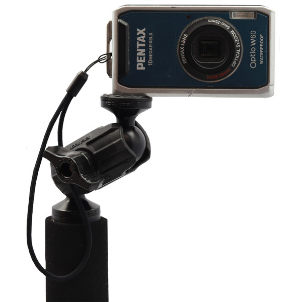 YakAttack BoomStick Pro Camera Mount with LockNLoad base, and YakAttack camera ball system with camera attached (camera not included) 