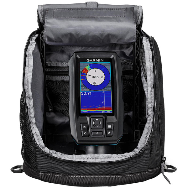 Garmin STRIKER Plus 4 Ice Fishing Bundle with Dual Beam-IF Transducer