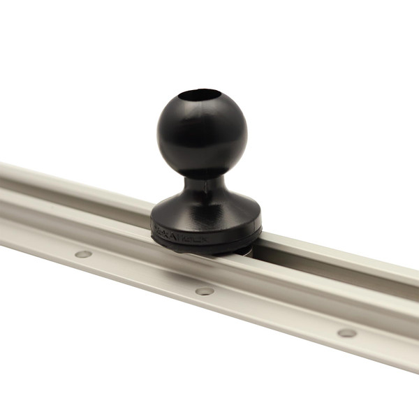 YakAttack ScrewBall Ball Mount on track, track not included