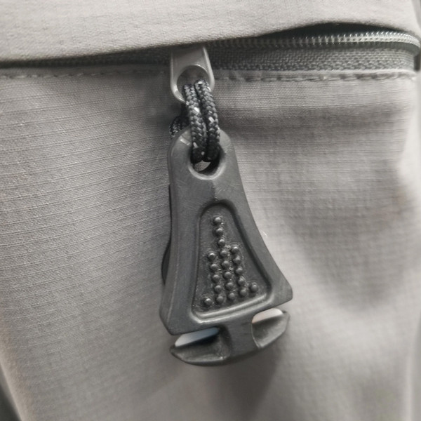 On zipper pocket