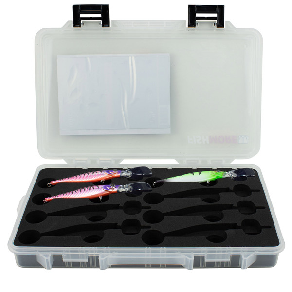 Fishmore T3 Pro Walleye Nation Creations Reaper Box open with Reaper Lures Not Included