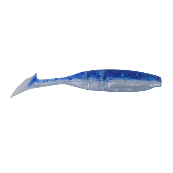 Lake Fork Trophy Lures Boot Tail Baby Shad Swimbait color Blue Pearl