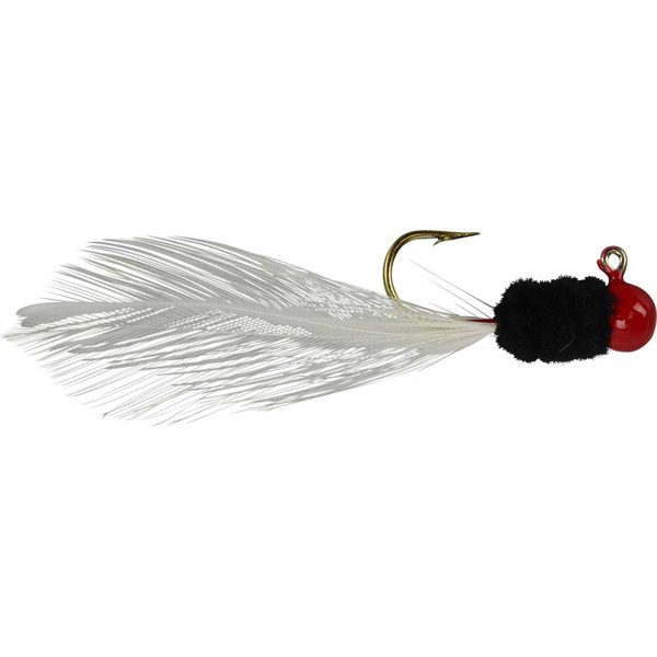 Strike King Mr. Crappie Slab Daddy Live Hair Jig color color Woodpecker