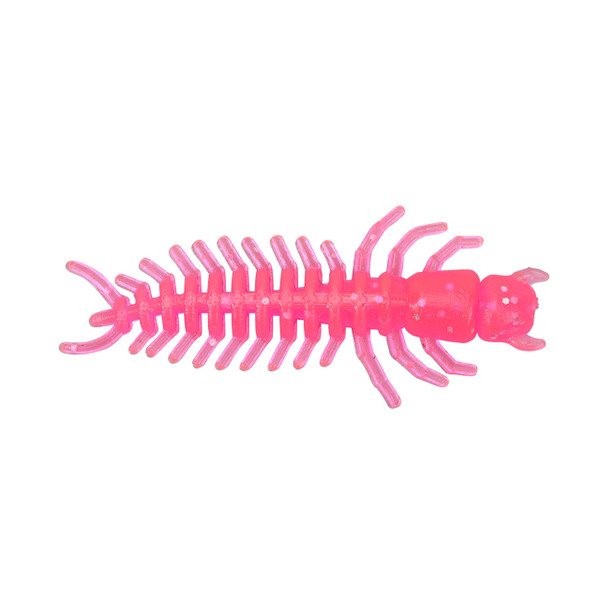 Eurotackle Micro Finesse Hellgrammite Soft Bait color Pink