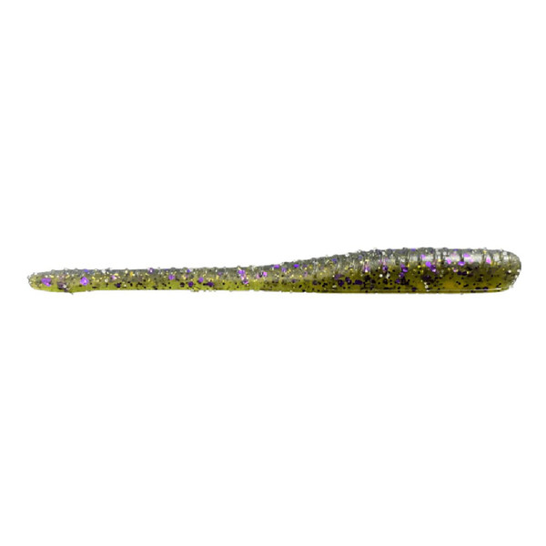 Great Lakes Finesse Drop Worm color Green Pumpkin