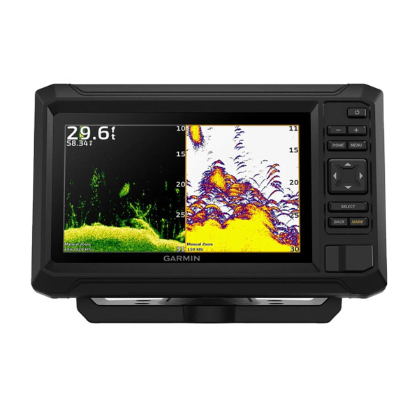 Garmin ECHOMAP UHD2 73cv US Lakes+Rivers 7" Chartplotter front view