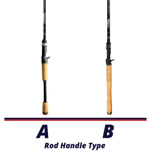 Dobyns Sierra Micro Casting Rod handle comparison chart