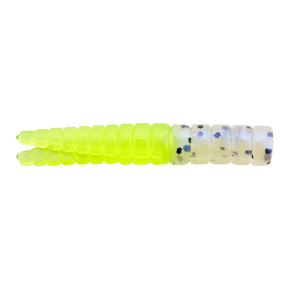 Leland's Lures Crappie Magnet Body Pack color ShoNuff Chartreuse 