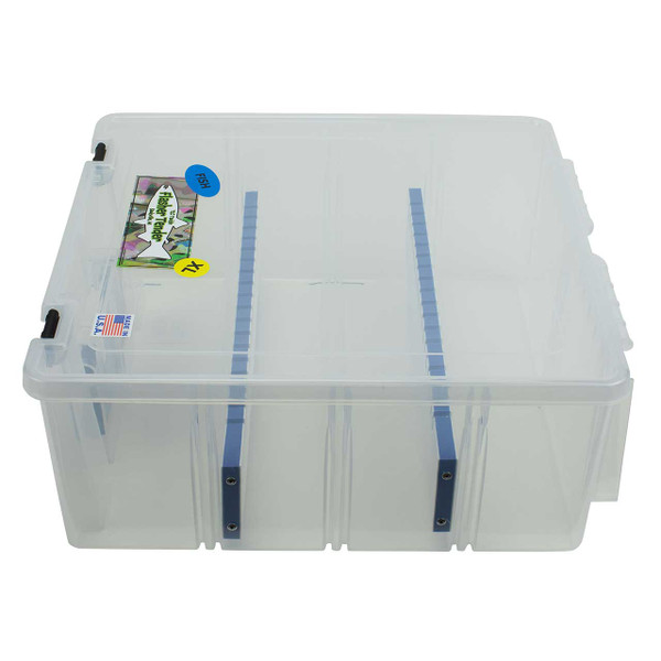 TLC Tackle Fish Flasher XL side of flasher storage case, closed view.
