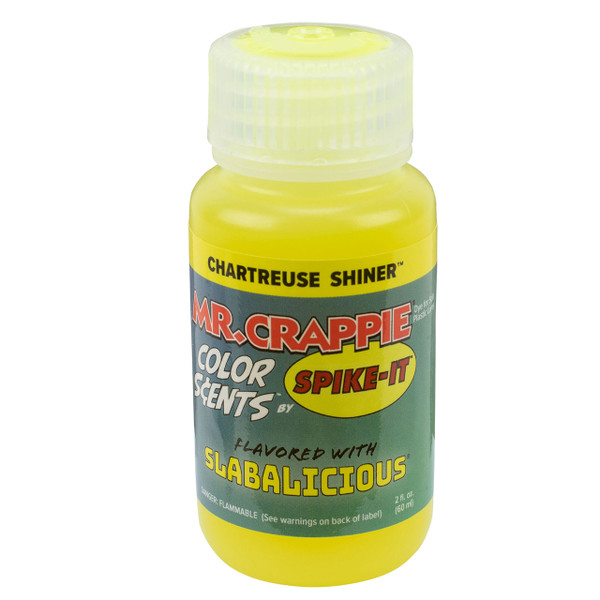 Spike-It Mr. Crappie Color Scents Dye color Chartreuse Shiner