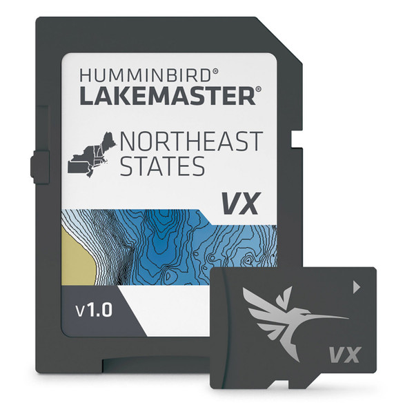 Humminbird LakeMaster Digital Map card for Northeast states