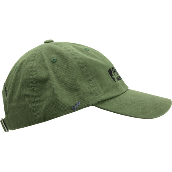 FishUSA Flexfit Dad Hat color Olive Night side view