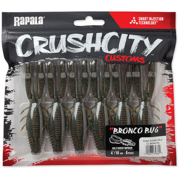 Packaging for the Rapala CrushCity Bronco Bug