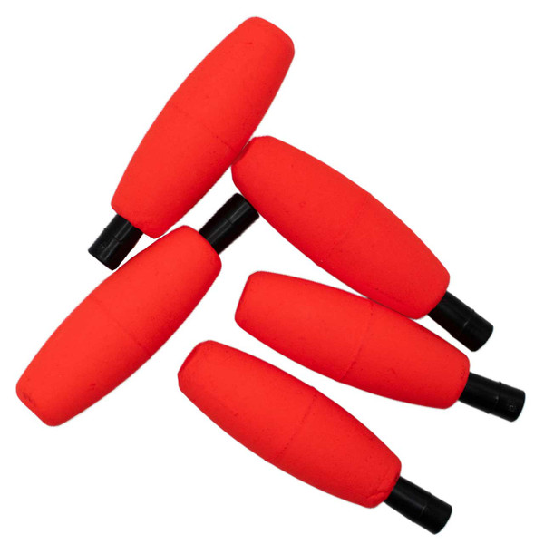 Thill Foam Cigar Float - Slip color Red