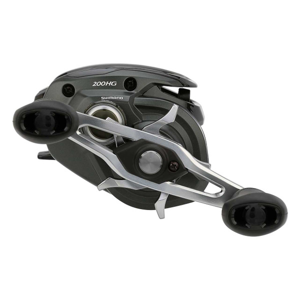 Shimano Curado M Low-Profile Baitcasting Reel handle view