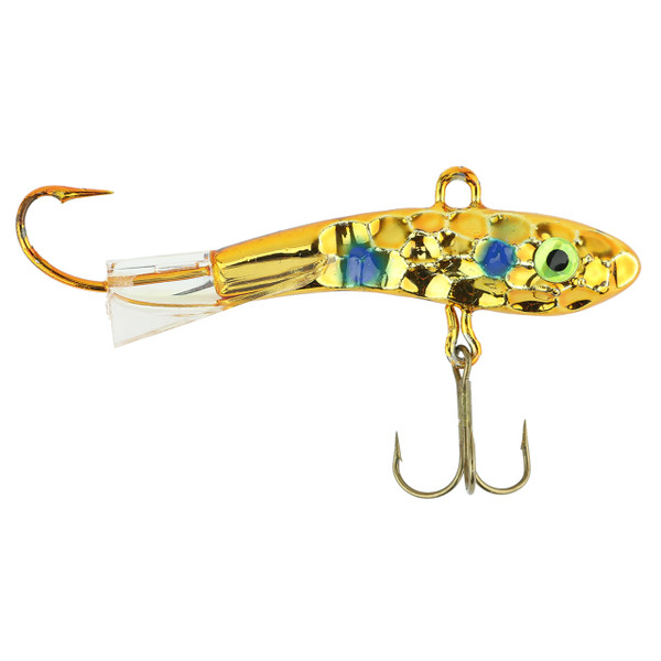 Moonshine Lures Hammered Shiver Minnow color LSO Blue Dots