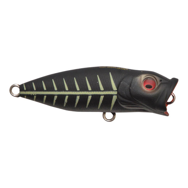 Megabass Baby Pop-X color Mat Black Bone