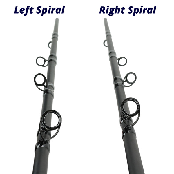 Lamiglas SI Series Spiral Wrapped Casting Float Rod showing both left and right guide spirals