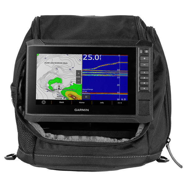 Garmin ECHOMAP UHD2 73sv Ice Fishing Bundle
