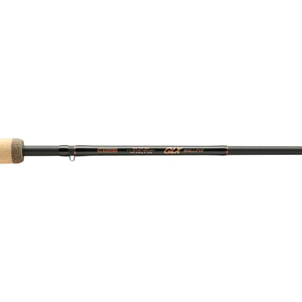 G. Loomis GLX Walleye Spinning Rod model GLX 751S WJR close up of blank
