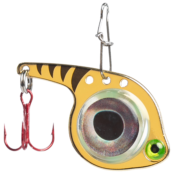 Fish Daddy Dirty Bomb Minnow color Blinking Green close up view