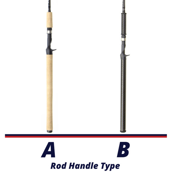 Lamiglas X-11 Salmon & Steelhead Casting Rod handle comparison chart