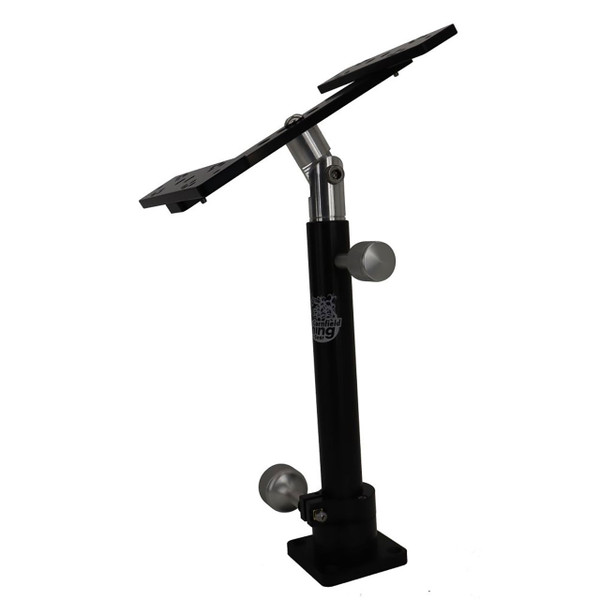 Cornfield Telescoping Double Monitor Swivel Mount Right Side View