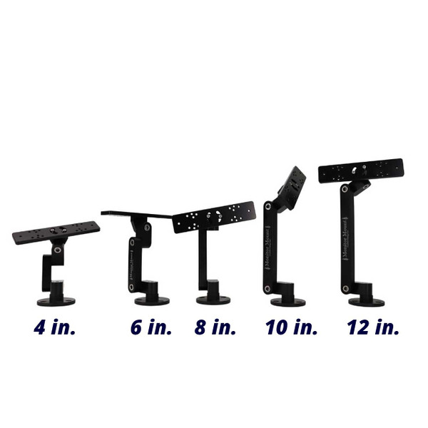 Cornfield Single Console Monitor Mount size comparison