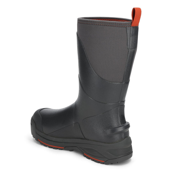 Simms Challenger Insulated Boot back angle showing pull-on loop