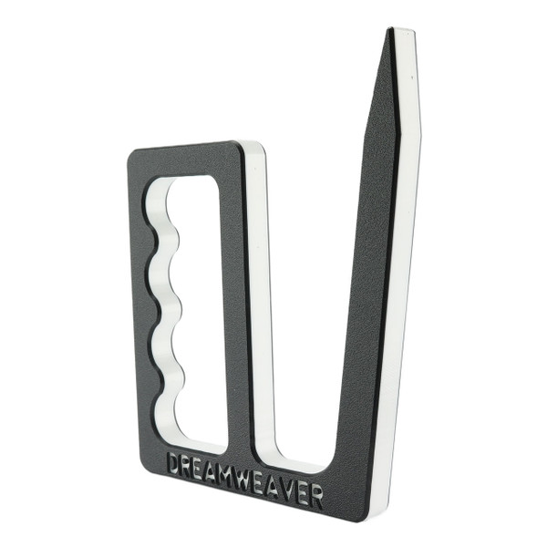 Dreamweaver Fish Handler color Black angled view showing grip and white accent