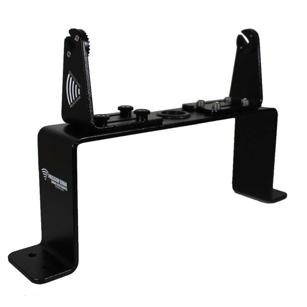 Precision Sonar Bow Mount Sonar Bracket 6 in. angled right Smart Brackets not included (Upper brackets with large sonar logo)
