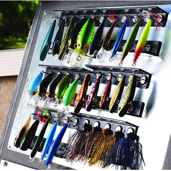 T-H Marine Tackle Titan Magnetic Lure Management System live with 30 lures (not included) attached to hangars