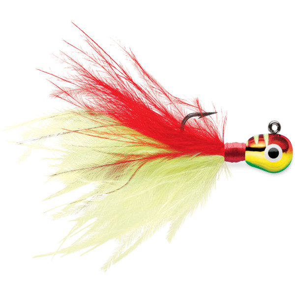 VMC Tungsten Roach Jig color Glow Metallic Rainbow Side 1