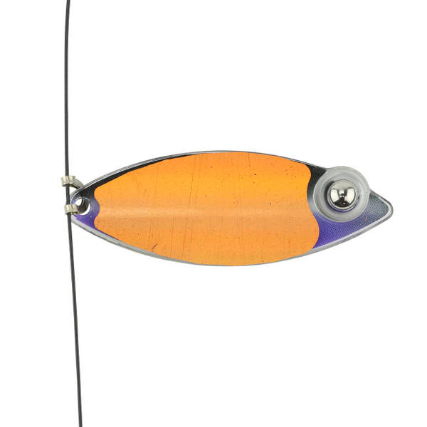 Eye-Fish Premium Single Willow Blade Worm Harness example of copper back
