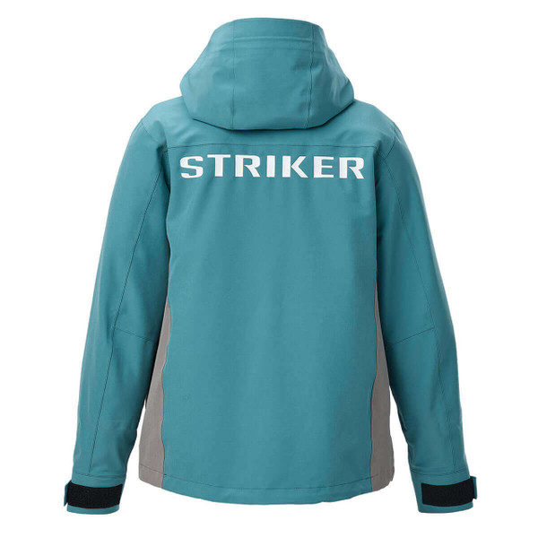 Striker Women's Adrenaline Rain Jacket color Blue back