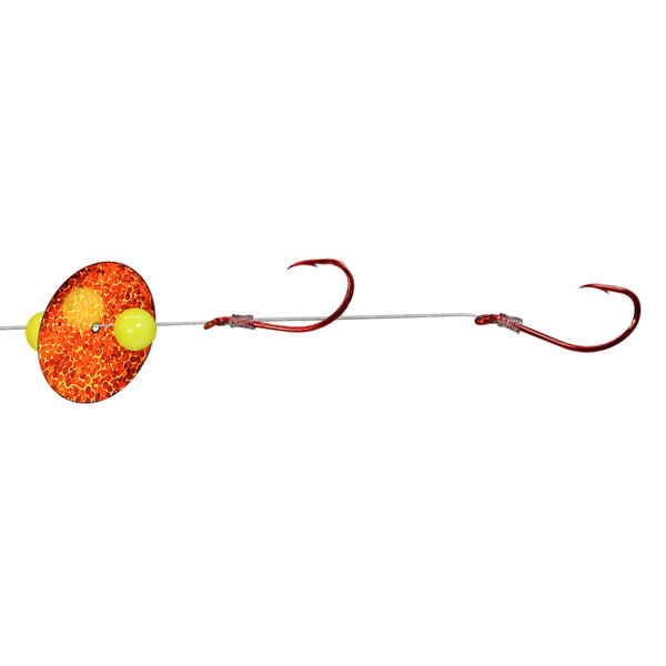 PK Lures Dakota Disc Live Bait Spinner Rig color Orange