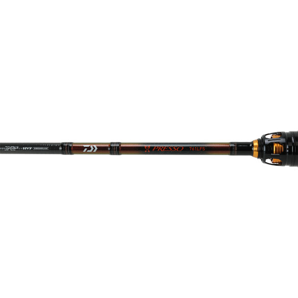 Daiwa Presso Air Ultralight Spinning Rods close up of blank