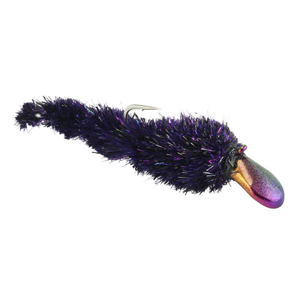 Kenders Tungsten Big Juicy Leech color Rainbow-Purple