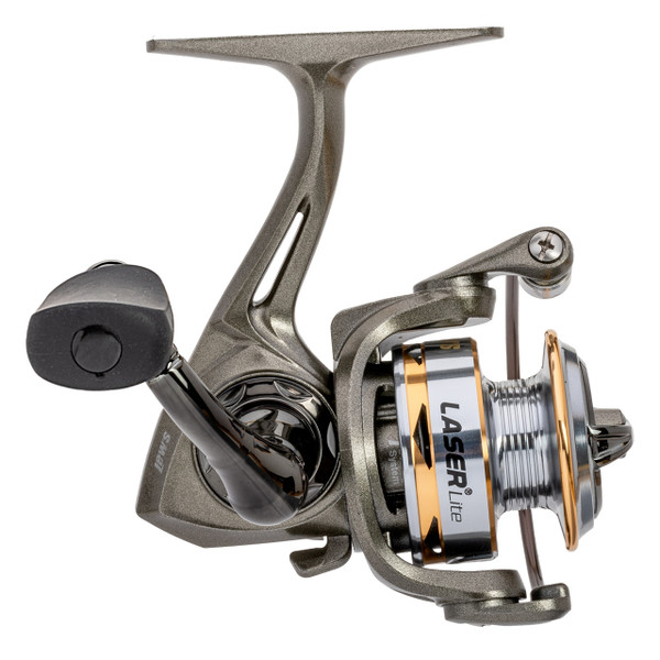 Lew's Laser Lite Spinning Reel - Gen 2 handle side