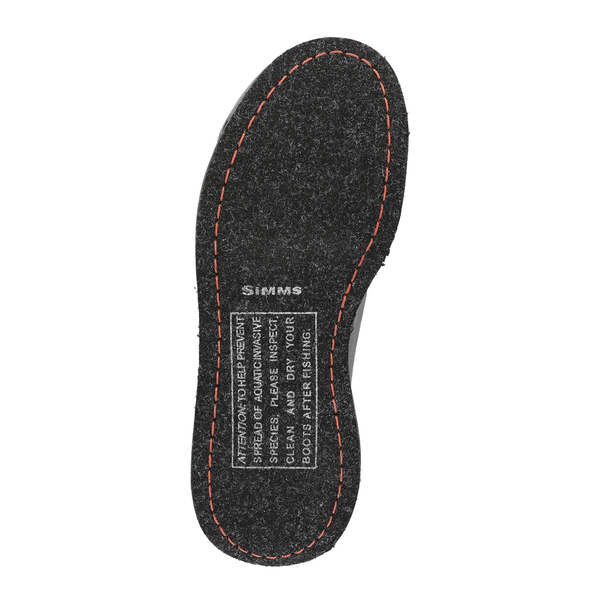 Simms Men's Flyweight Wading Boot Felt sole bottom