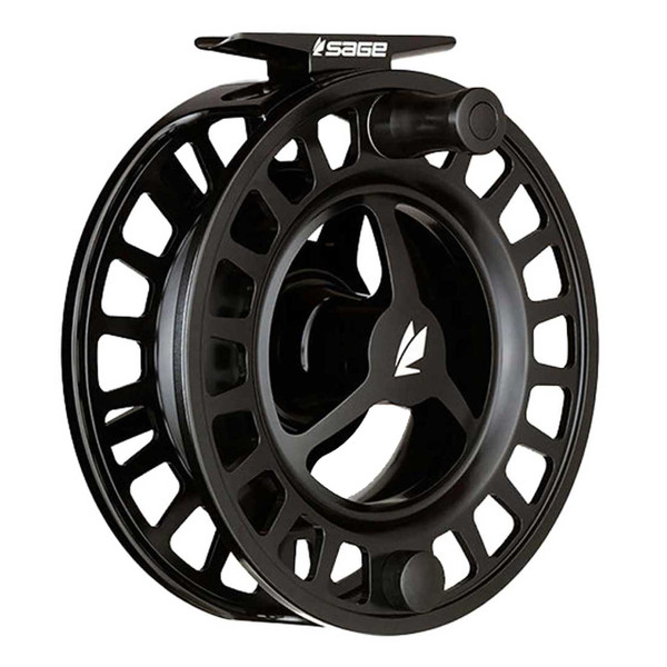 Sage Spectrum Fly Reel color Black 1/4 turn handle side
