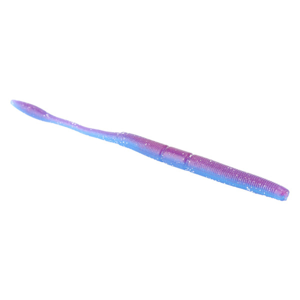 Big Bite Baits Nekorama Finesse Worm color Margarita angled to show its two tone colors